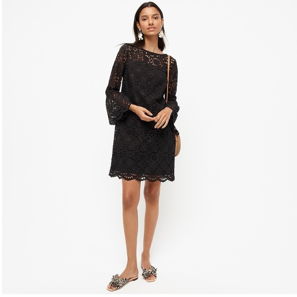 J. Crew Dresses & Skirts - NWT J.CREW Bell-sleeve dress in embroidered eyelet